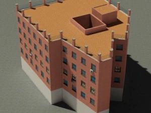 Model 3d bangunan 63 Model 3D
