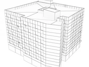3d models european building 64 3D Model