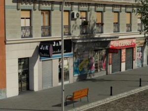 3d models european city block 03 3D Model