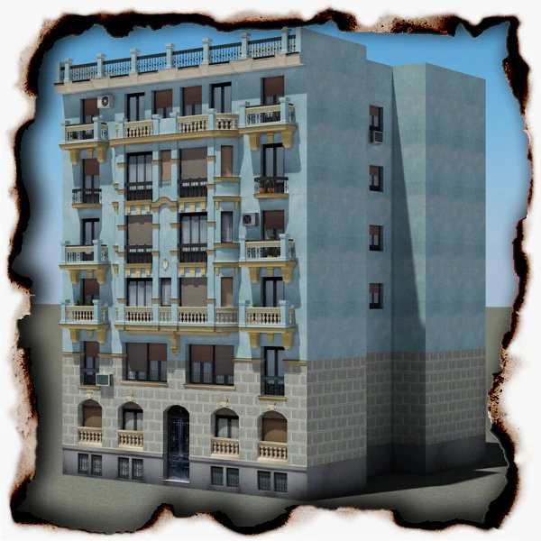 building 69 3D Model .c4d .max .obj .3ds .fbx .stl .blend