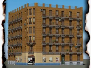 3B Modeller Karma kullanımlı bina 70 3D Model