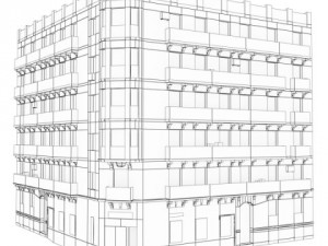 3d models mixed use building 70 Modelo 3D