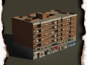 konut ve ticari bina 71 3D Model