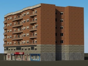residential and commercial building 71 3D Model