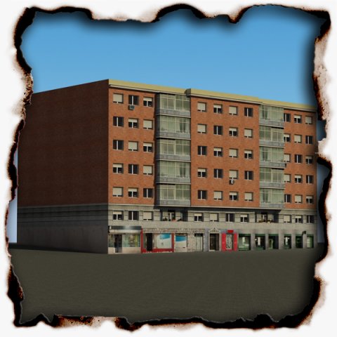 building 72 3D 模型 .c4d .max .obj .3ds .fbx .stl .blend 