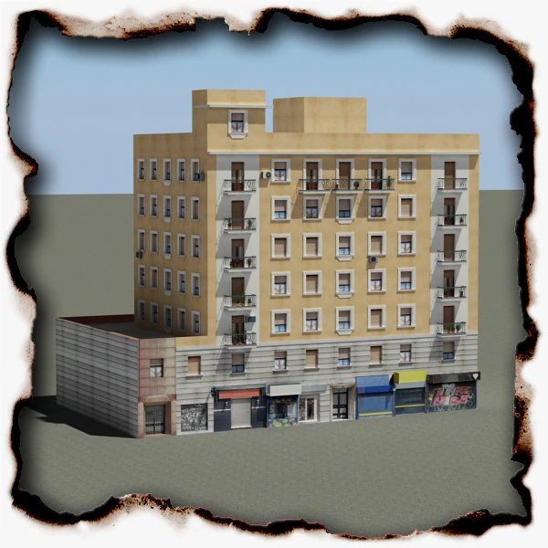 3d models building 73 3D Model .c4d .max .obj .3ds .fbx .stl .blend 