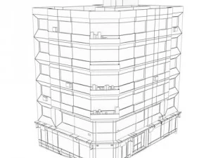 mod&egrave;les 3D b&acirc;timent 75 Modèle 3D