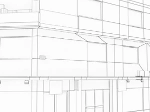 mod&egrave;les 3D b&acirc;timent 75 Modèle 3D