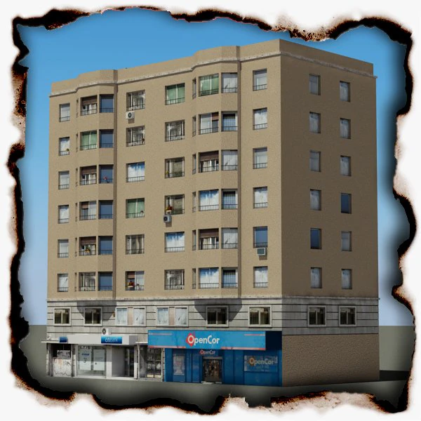 building 79 3D Model .c4d .max .obj .3ds .fbx .stl .blend 