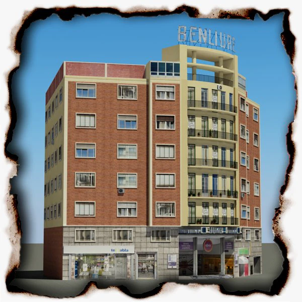3d models building 80 3D Model .c4d .max .obj .3ds .fbx .stl .blend 