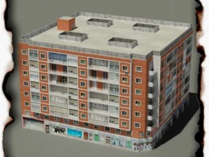 Model 3d bangunan 81 Model 3D