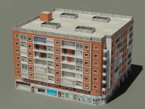 modelos 3d edificio 81 Modelo 3D