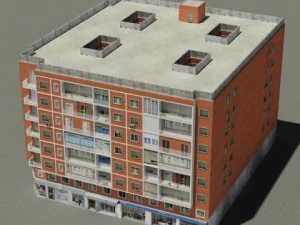 modelos 3d edificio 81 Modelo 3D