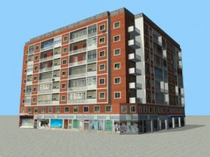 modelos 3d edificio 81 Modelo 3D