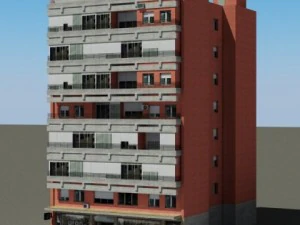 building 84 3D Model