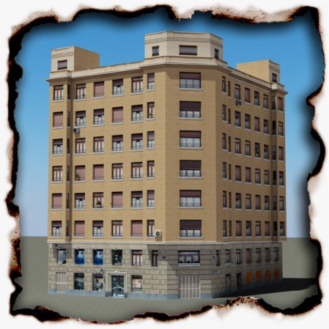 3d models building 85 Model 3D .c4d .max .obj .3ds .fbx .stl .blend 