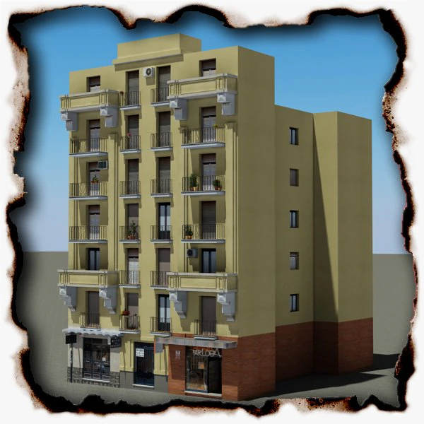 3d models building 88 3D Model .c4d .max .obj .3ds .fbx .stl .blend 