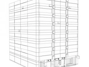 3d models building 90 3D Model