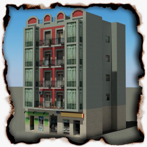building 93 3D Модель .c4d .max .obj .3ds .fbx .stl .blend