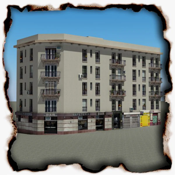 3d models building 98 3D Model .c4d .max .obj .3ds .fbx .stl .blend 