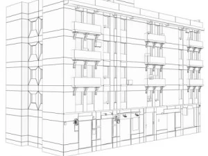 3d models mixed use building 99 3D Model