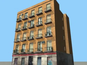 building 100 3D Model