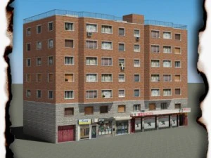 Gebäude 102 3D Modell