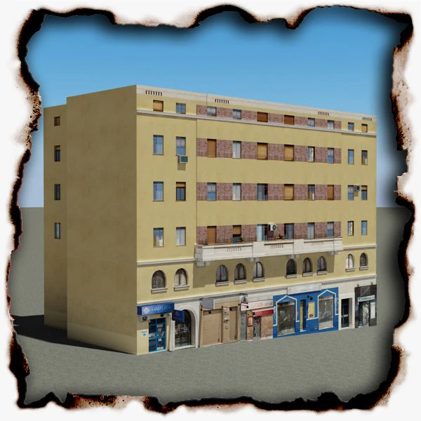 building 104 3D Model .c4d .max .obj .3ds .fbx .stl .blend