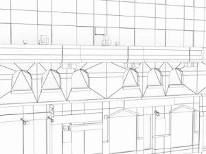 building 104 3D Model