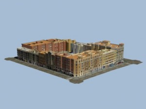 city block 05 3D Модель