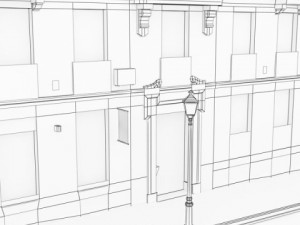 city block 05 3D Модель