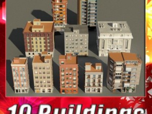 building collection 4150 3D Model