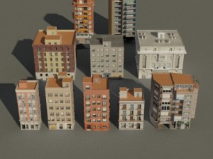 building collection 4150 3D Model
