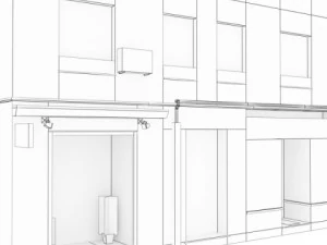 collezione di edifici 4150 Modello 3D