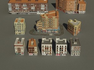 building collection 51  60 3D Model
