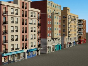 3d models building collection 7180 3D Модель