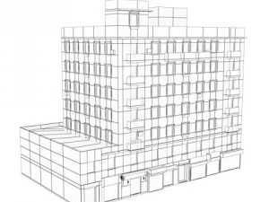 3d models building collection 7180 3D Model