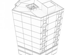 3d models building collection 7180 3D Модель