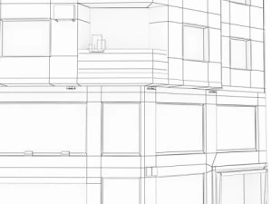 3d models building collection 7180 3D Model