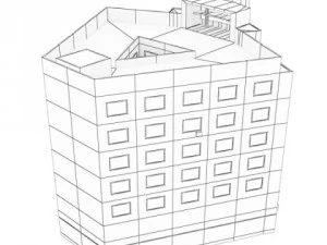 3d models building collection 7180 3D Model