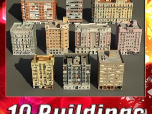 3d models building collection 81  90 Modelo 3D