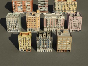 3d models building collection 81  90 3D 模型
