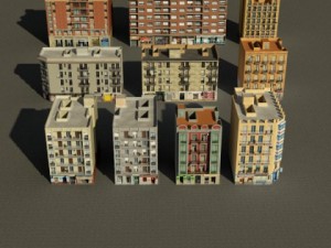 3d models building collection 91  100 3D Model