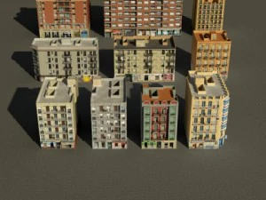 3d models building collection 91  100 3D Model