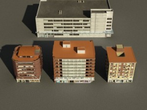 3d models building collection 1  4 Modèle 3D