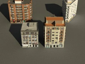 3d models building collection 5  8 3D Model