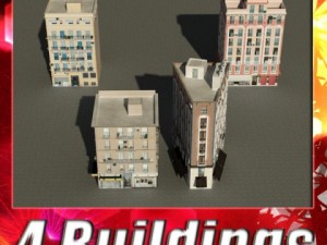 3d models building collection 17  20 3D Model