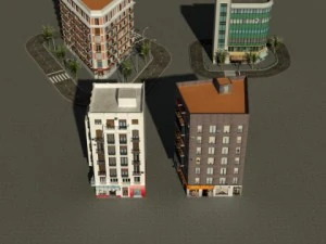 3d models building collection 21  24 3D Model