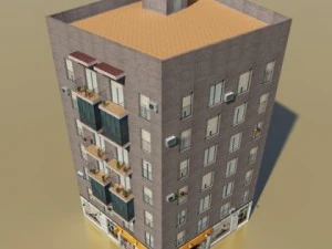 3d models building collection 21  24 3D Model