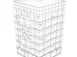 3d models building collection 21  24 3D Model